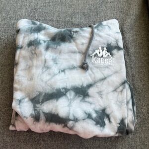 LARGE TIE DYE KAPPA HOODIE